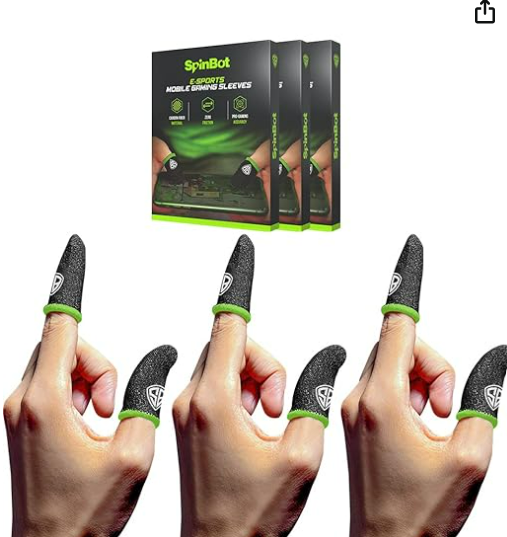 Sweat-Proof Finger Sleeves (Set of 6)